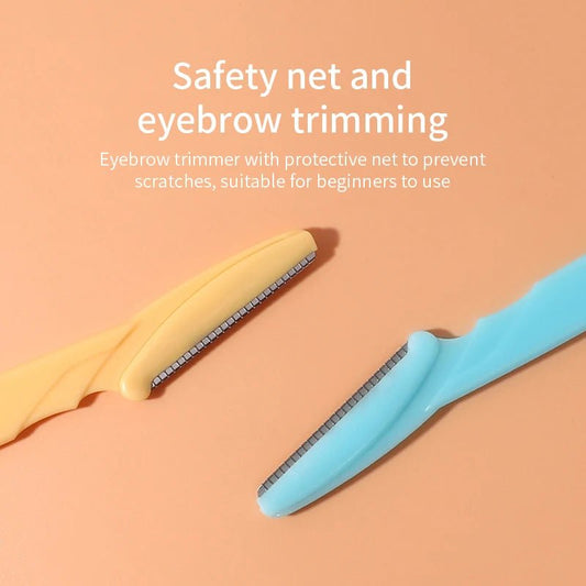 3pcs Eyebrow Trimmer Blade Shaver Portable Face Razor Eye Brow Epilation Hair Removal Cutters Safety Razor Woman Makeup - Auracel