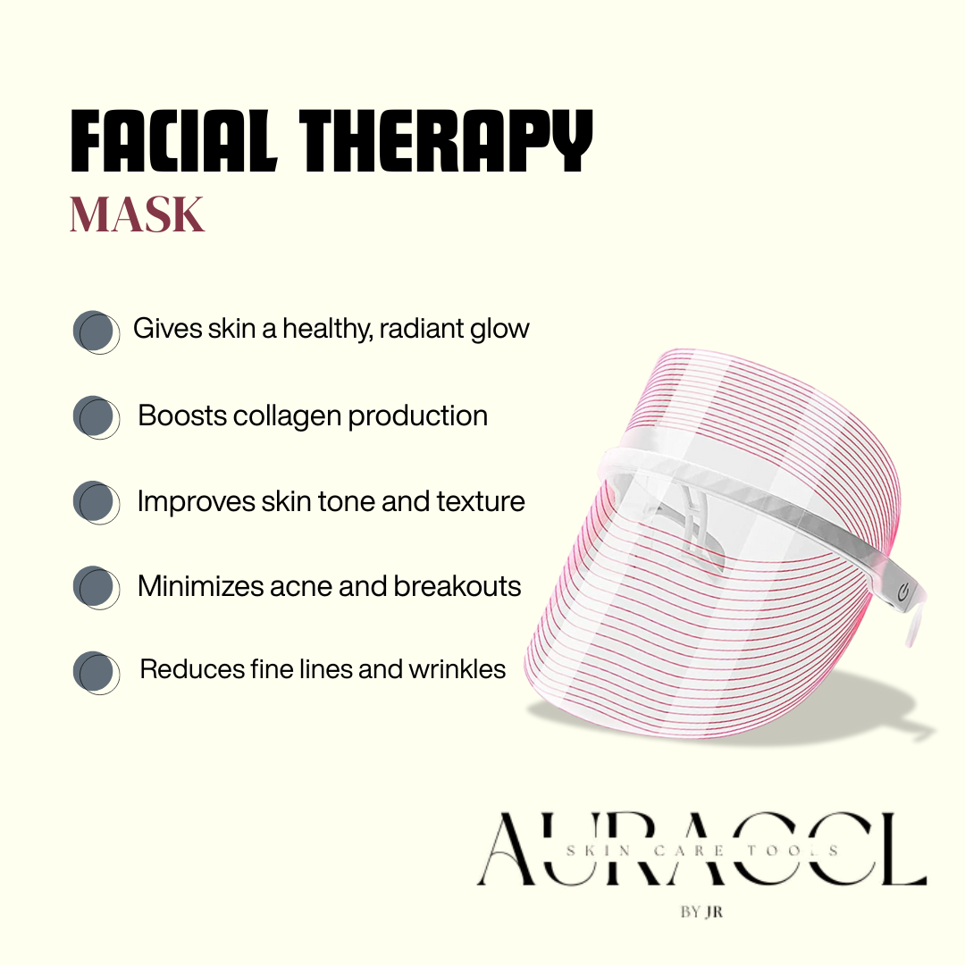 LED Facial Therapy Mask – Anti-Aging, Acne-Fighting Skincare Tool for Radiant Skin"
